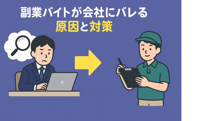 副業バイトが会社にバレる原因と対策 バレないようにするには？
