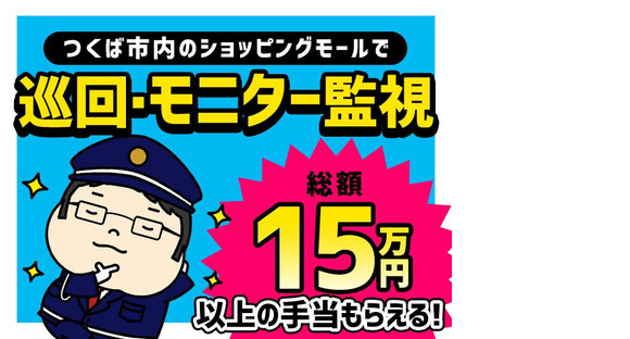 シンテイ警備株式会社 茨城支社 研究学園(7)エリア/A3203200115の求人メインイメージ