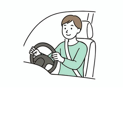ドライバーの仕事の流れイメージ