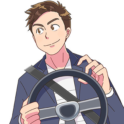 送りドライバーの仕事の流れイメージ