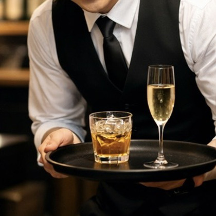 ホール社員の仕事の流れイメージ