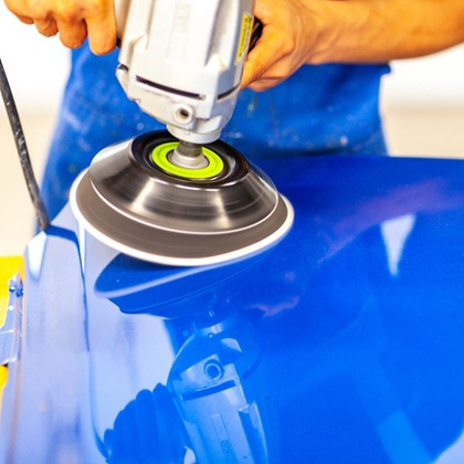 自動車鈑金/自動車塗装の仕事の流れイメージ