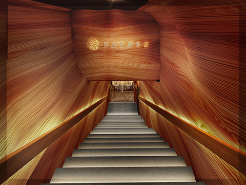 高級ホテルのラウンジのような店内