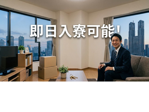 即日入寮可能！