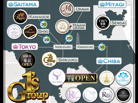 複数店舗を展開「1’sGroup」