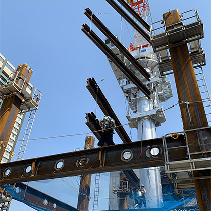 現場③の仕事の流れイメージ