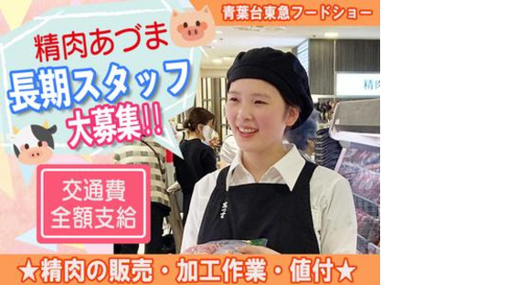 【202303】精肉あづま　青葉台東急フードショー店　精肉の販売・加工作業・値付の求人メインイメージ